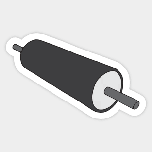 Printmaking Roller Sticker